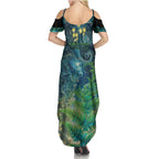 New Zealand Matariki Waipuna-a-rangi Summer Maxi Dress He Roimata o Rangi