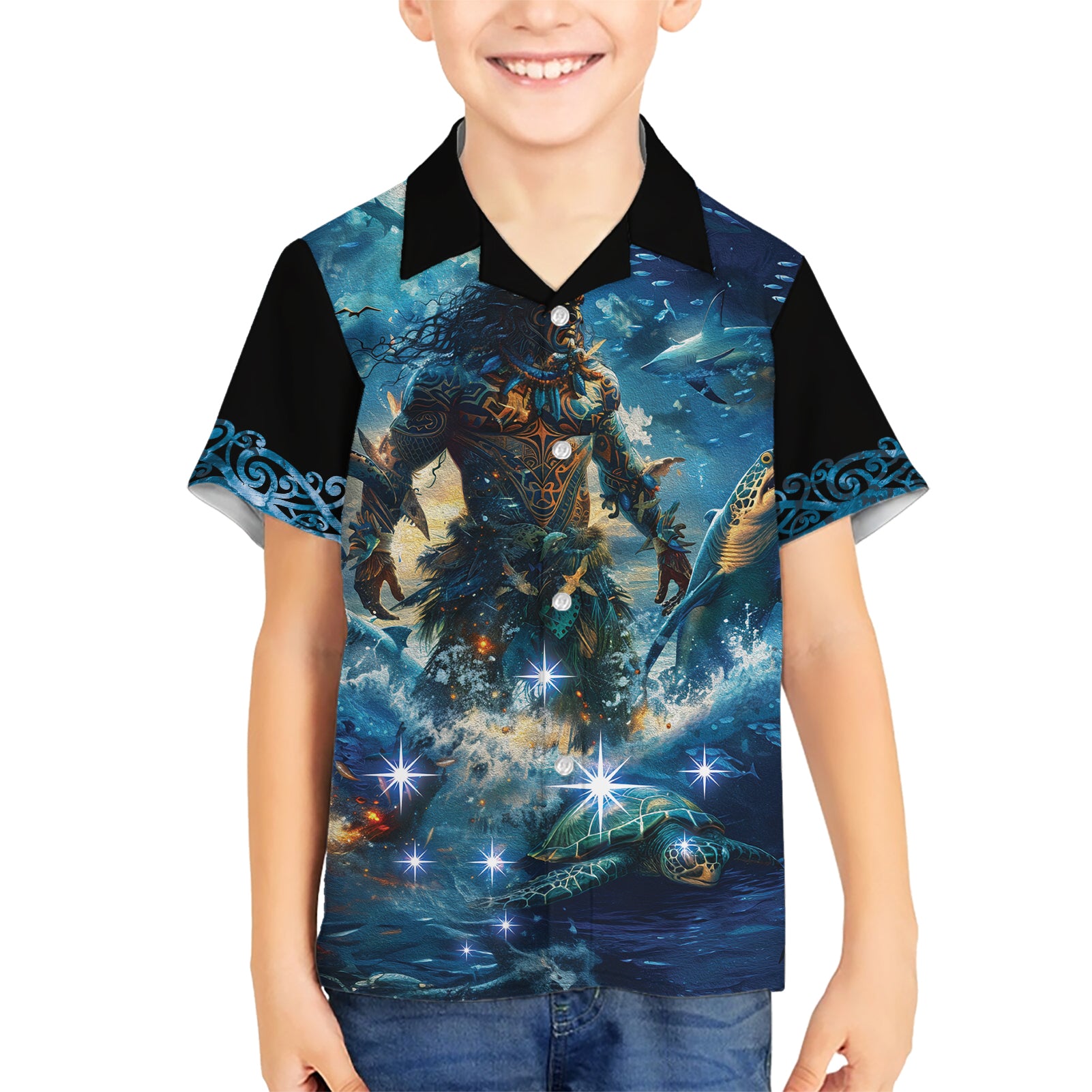 New Zealand Matariki Waita Hawaiian Shirt The Way Of The Water