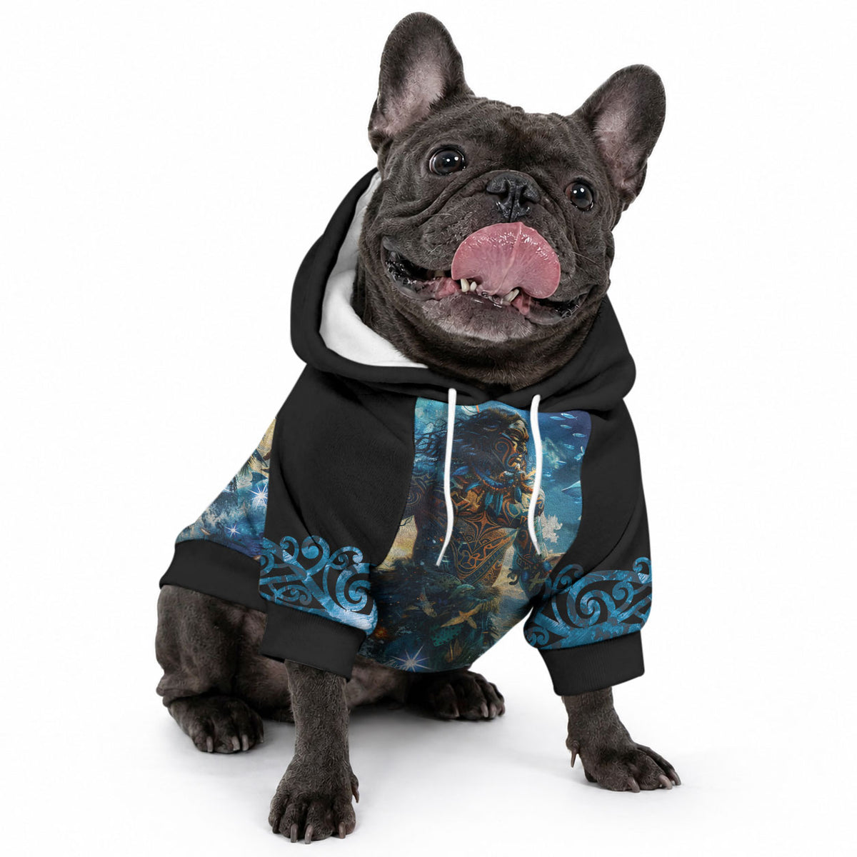 New Zealand Matariki Waita Pet Hoodie The Way Of The Water