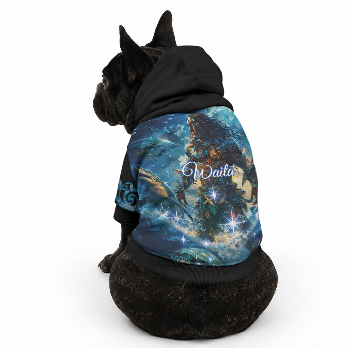 New Zealand Matariki Waita Pet Hoodie The Way Of The Water