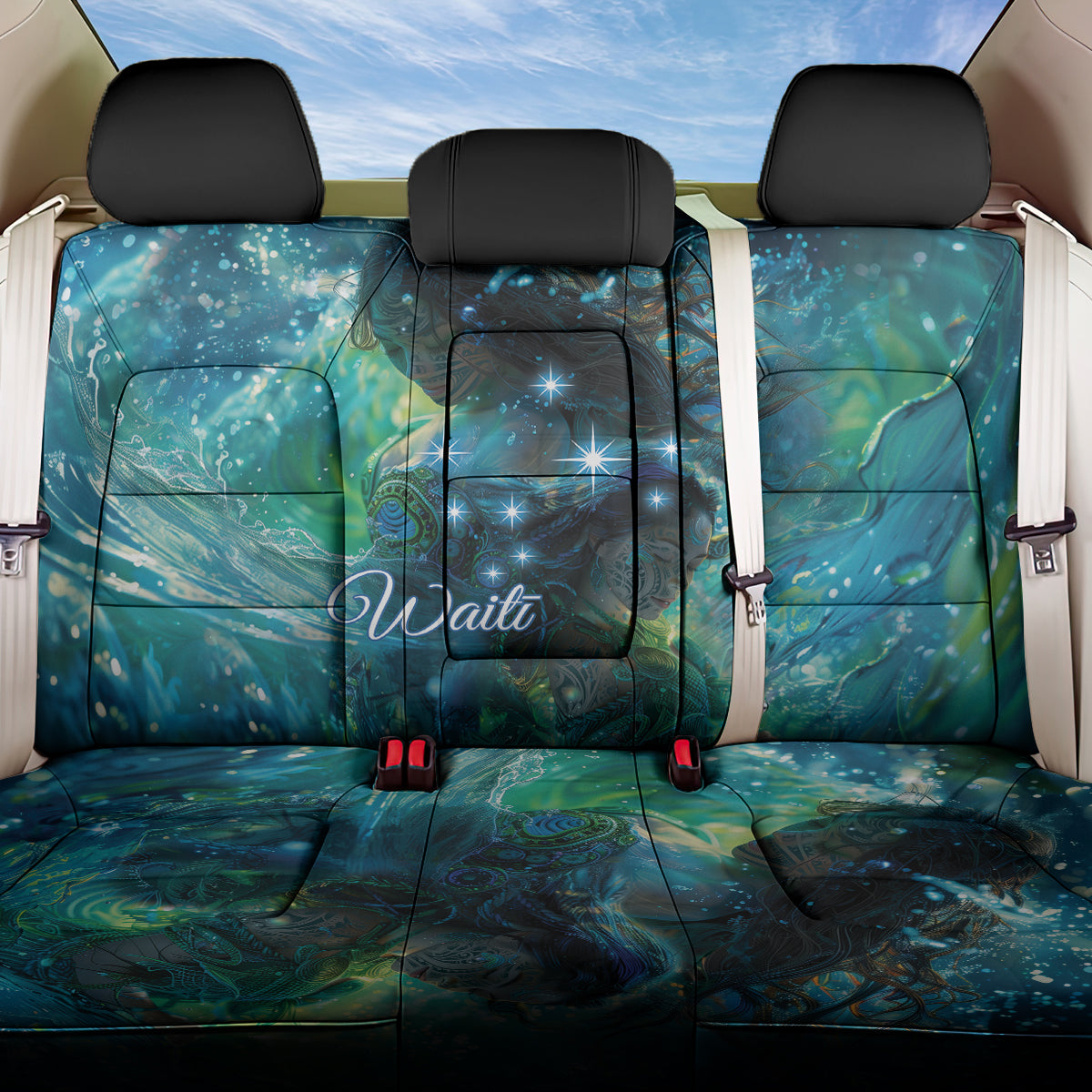 New Zealand Matariki Waiti Back Car Seat Cover The Beginnings Of Life