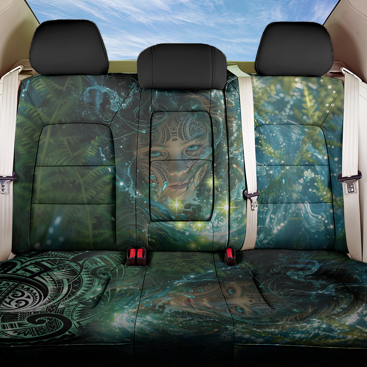 New Zealand Matariki Waiti Back Car Seat Cover Waimāori and The Origin Of Life