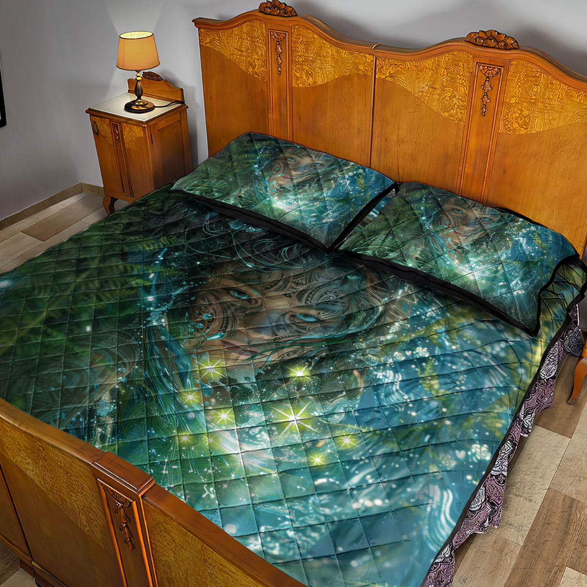 New Zealand Matariki Waiti Quilt Bed Set Waimāori and The Origin Of Life