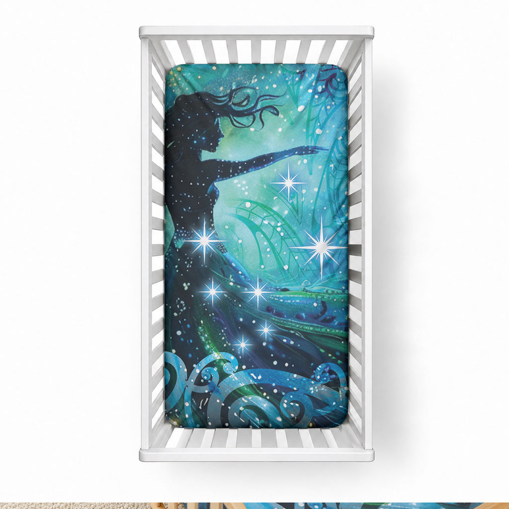 New Zealand Matariki Hiwa-i-te-rangi Baby Bed Cover Titiro ki nga Whetu Wishing Star