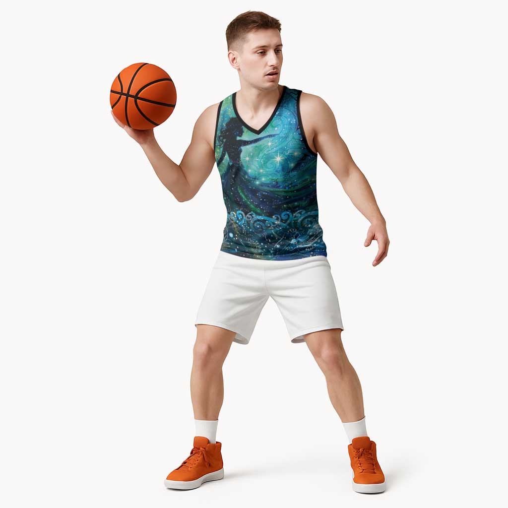 New Zealand Matariki Hiwa-i-te-rangi Basketball Jersey Titiro ki nga Whetu Wishing Star - Aussie Hoodie