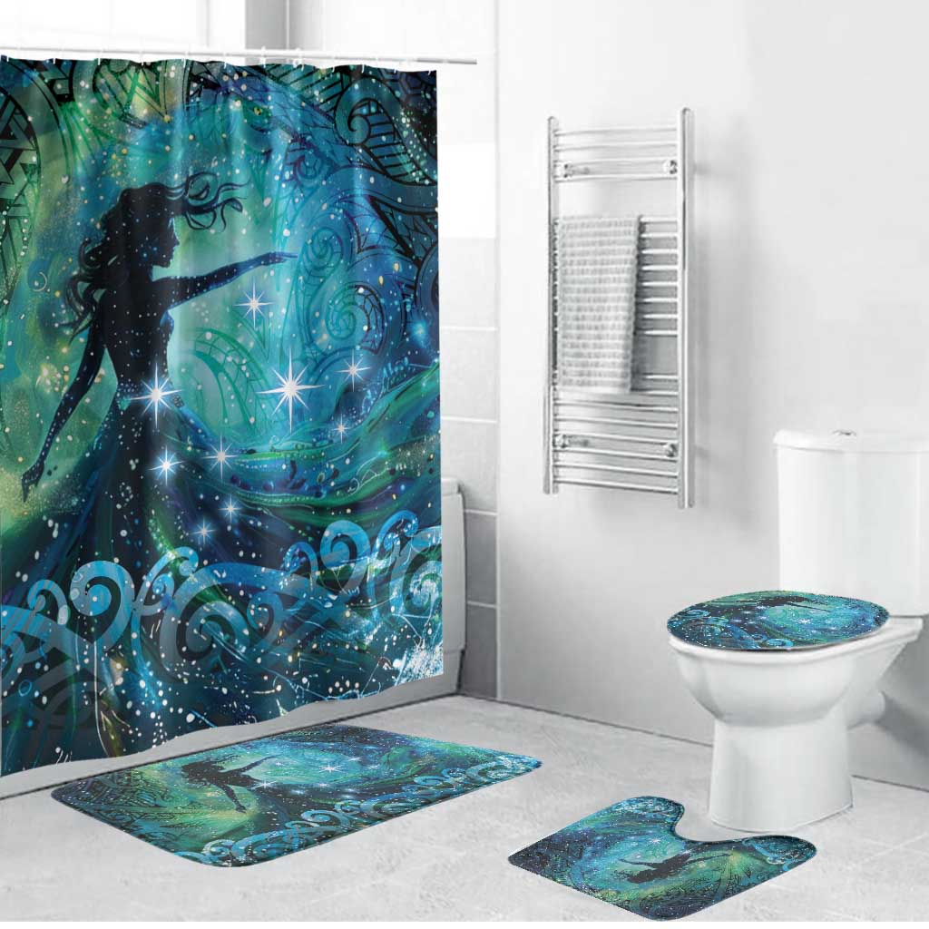 New Zealand Matariki Hiwa-i-te-rangi Bathroom Set Titiro ki nga Whetu Wishing Star - Aussie Hoodie