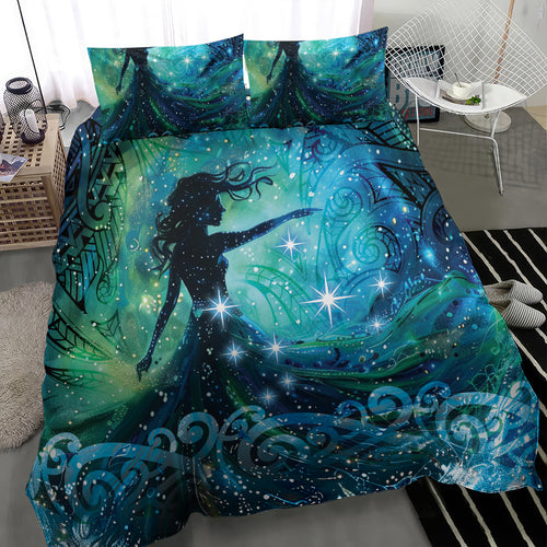 New Zealand Matariki Hiwa-i-te-rangi Bedding Set Titiro ki nga Whetu Wishing Star