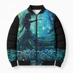 New Zealand Matariki Hiwa-i-te-rangi Bomber Puffer Jacket Titiro ki nga Whetu Wishing Star - Aussie Hoodie