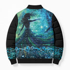 New Zealand Matariki Hiwa-i-te-rangi Bomber Puffer Jacket Titiro ki nga Whetu Wishing Star - Aussie Hoodie