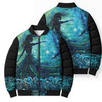 New Zealand Matariki Hiwa-i-te-rangi Bomber Puffer Jacket Titiro ki nga Whetu Wishing Star - Aussie Hoodie