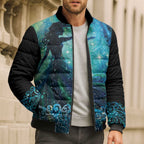 New Zealand Matariki Hiwa-i-te-rangi Bomber Puffer Jacket Titiro ki nga Whetu Wishing Star - Aussie Hoodie