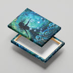 New Zealand Matariki Hiwa-i-te-rangi Canvas Wall Art Titiro ki nga Whetu Wishing Star