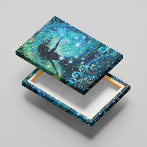 New Zealand Matariki Hiwa-i-te-rangi Canvas Wall Art Titiro ki nga Whetu Wishing Star