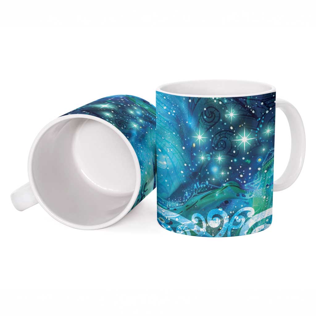 New Zealand Matariki Hiwa-i-te-rangi Ceramic Mug Titiro ki nga Whetu Wishing Star - Aussie Hoodie