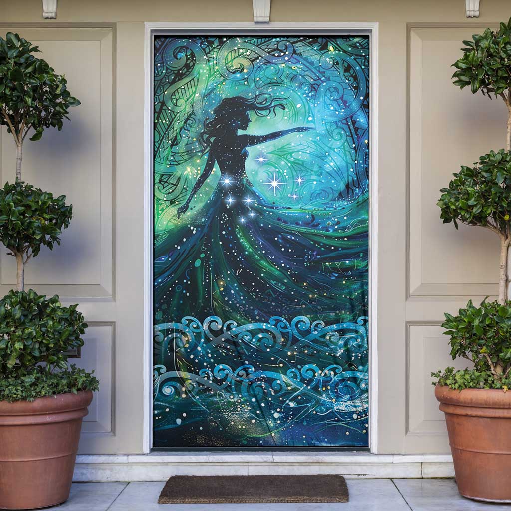 New Zealand Matariki Hiwa-i-te-rangi Door Cover Titiro ki nga Whetu Wishing Star - Aussie Hoodie