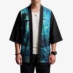 New Zealand Matariki Hiwa-i-te-rangi Kimono Titiro ki nga Whetu Wishing Star - Aussie Hoodie