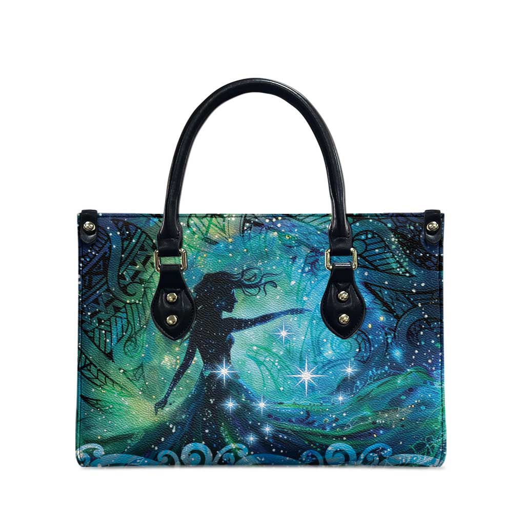 New Zealand Matariki Hiwa-i-te-rangi Leather Bag Titiro ki nga Whetu Wishing Star - Aussie Hoodie