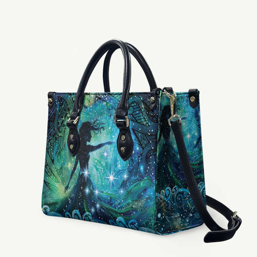 New Zealand Matariki Hiwa-i-te-rangi Leather Bag Titiro ki nga Whetu Wishing Star - Aussie Hoodie