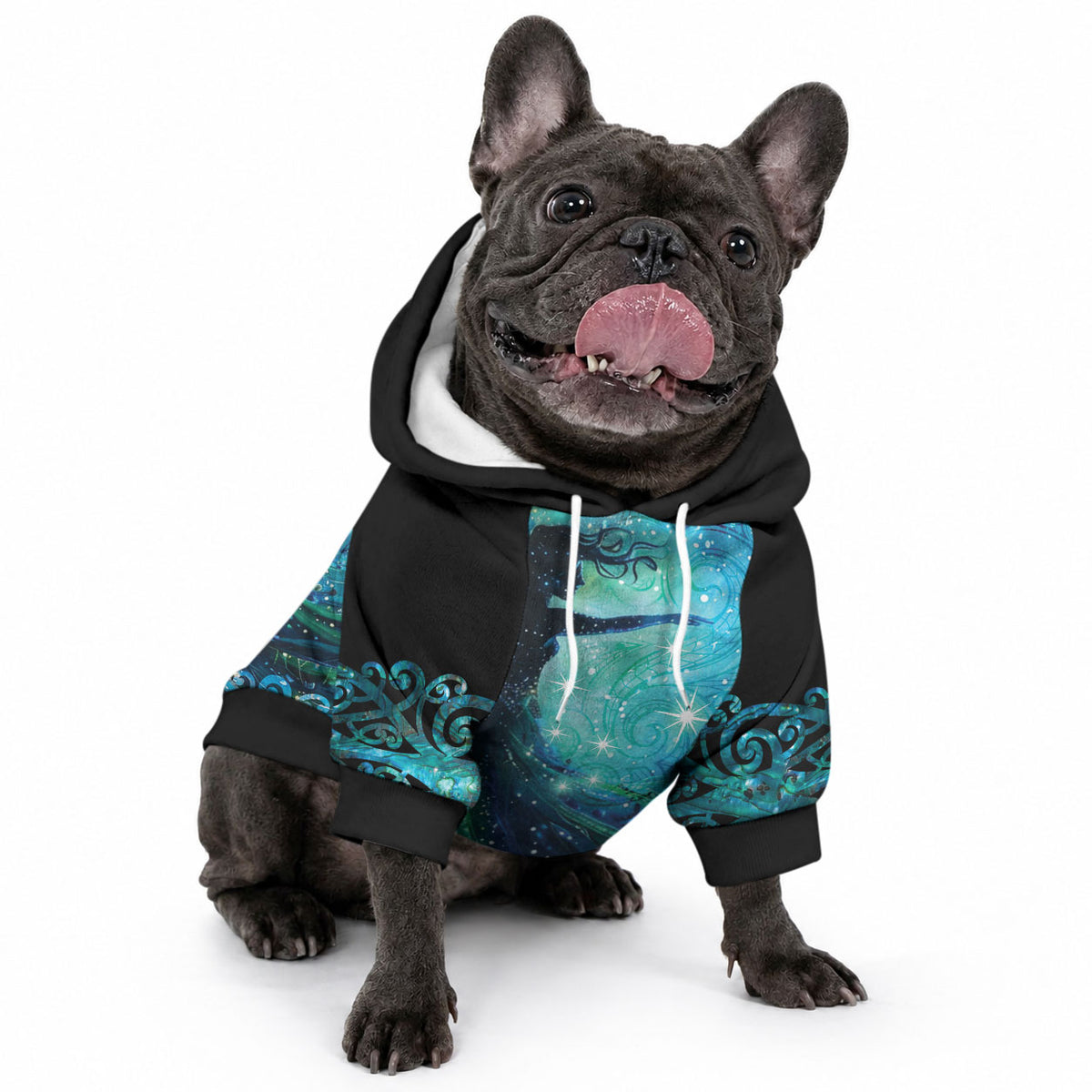 New Zealand Matariki Hiwa-i-te-rangi Pet Hoodie Titiro ki nga Whetu Wishing Star