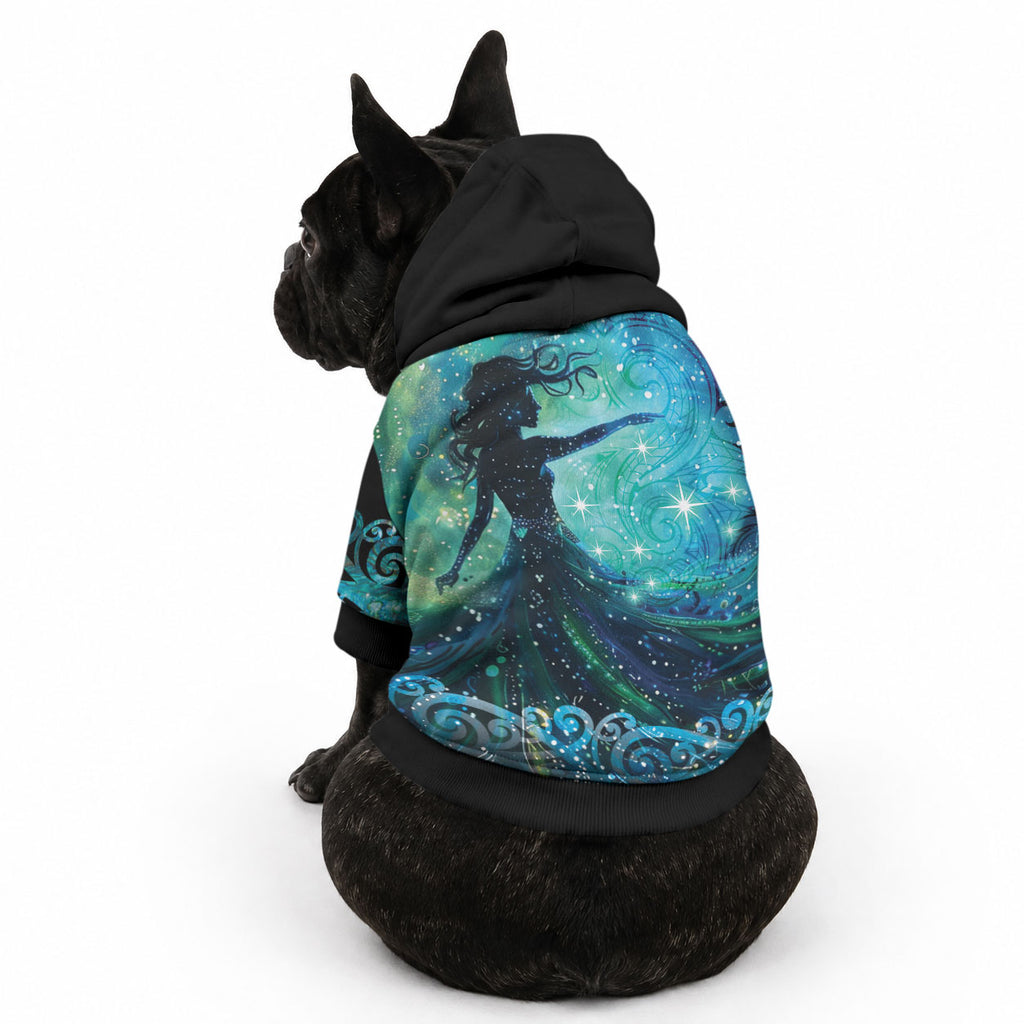 New Zealand Matariki Hiwa-i-te-rangi Pet Hoodie Titiro ki nga Whetu Wishing Star