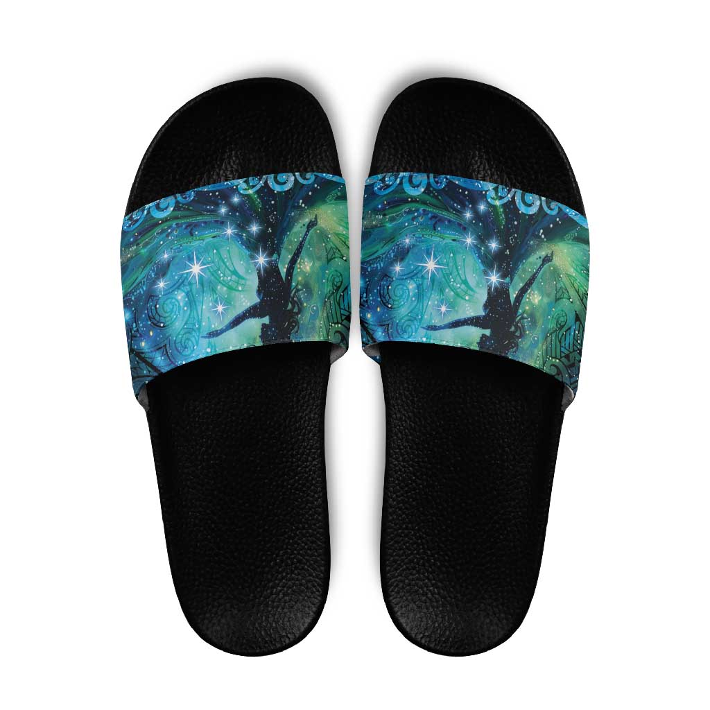 New Zealand Matariki Hiwa-i-te-rangi Slide Sandals Titiro ki nga Whetu Wishing Star - Aussie Hoodie