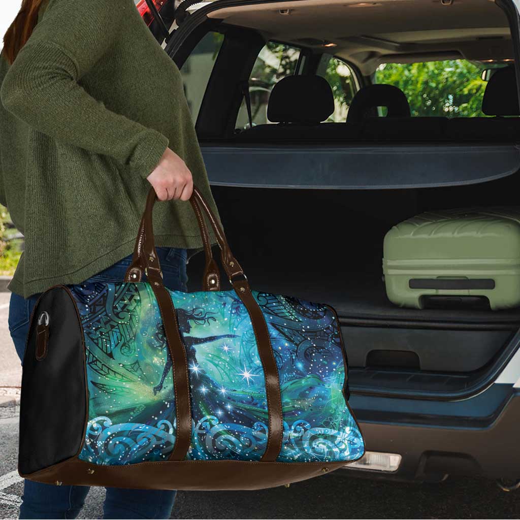 New Zealand Matariki Hiwa-i-te-rangi Travel Bag Titiro ki nga Whetu Wishing Star - Aussie Hoodie