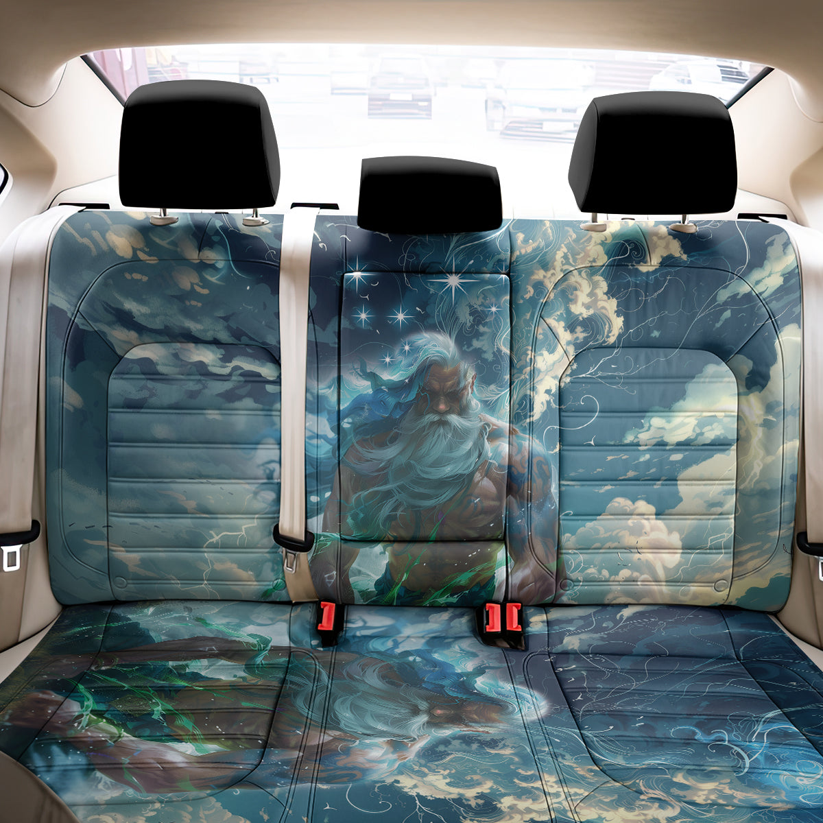 New Zealand Matariki Ururangi Back Car Seat Cover The Murmur Of The Wind
