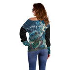 New Zealand Matariki Ururangi Off Shoulder Sweater The Murmur Of The Wind