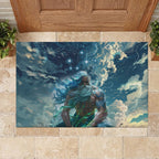 New Zealand Matariki Ururangi Rubber Doormat The Murmur Of The Wind
