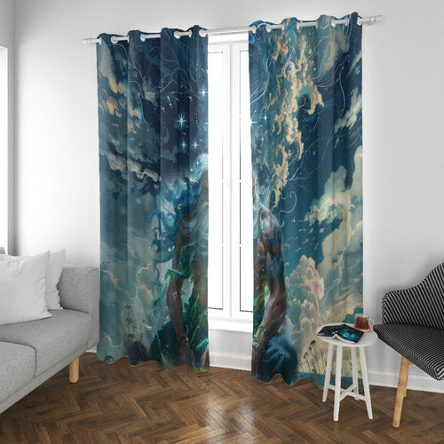 New Zealand Matariki Ururangi Window Curtain The Murmur Of The Wind