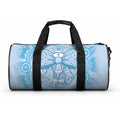 Aussie Nurse Duffle Bag Blue Stethoscope Coquette Bow Aboriginal Dot Art
