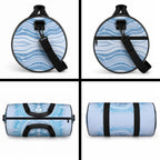 Aussie Nurse Duffle Bag Blue Stethoscope Coquette Bow Aboriginal Dot Art