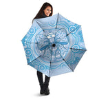 Aussie Nurse Umbrella Blue Stethoscope Coquette Bow Aboriginal Dot Art