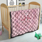 Aussie Nurse Quilt Pink Stethoscope Coquette Bow Aboriginal Dot Art