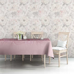 Aussie Nurse Tablecloth Pink Stethoscope Coquette Bow Aboriginal Dot Art