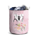Aussie Nurse RN Pink Cockatoo Laundry Basket