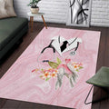 Aussie Nurse RN Pink Cockatoo Area Rug