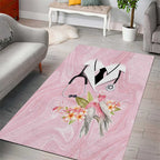 Aussie Nurse RN Pink Cockatoo Area Rug