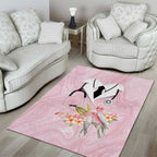 Aussie Nurse RN Pink Cockatoo Area Rug