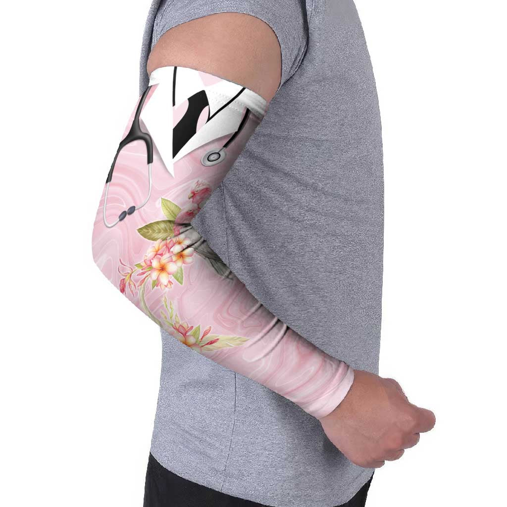Aussie Nurse RN Pink Cockatoo Arm Sleeves