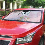 Aussie Nurse RN Pink Cockatoo Auto Sun Shade