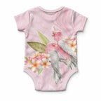 Aussie Nurse RN Pink Cockatoo Baby Onesie