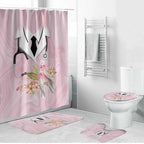 Aussie Nurse RN Pink Cockatoo Bathroom Set