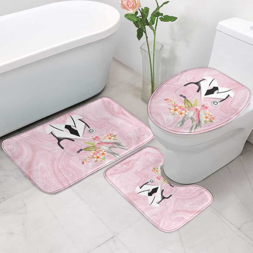 Aussie Nurse RN Pink Cockatoo Bathroom Set