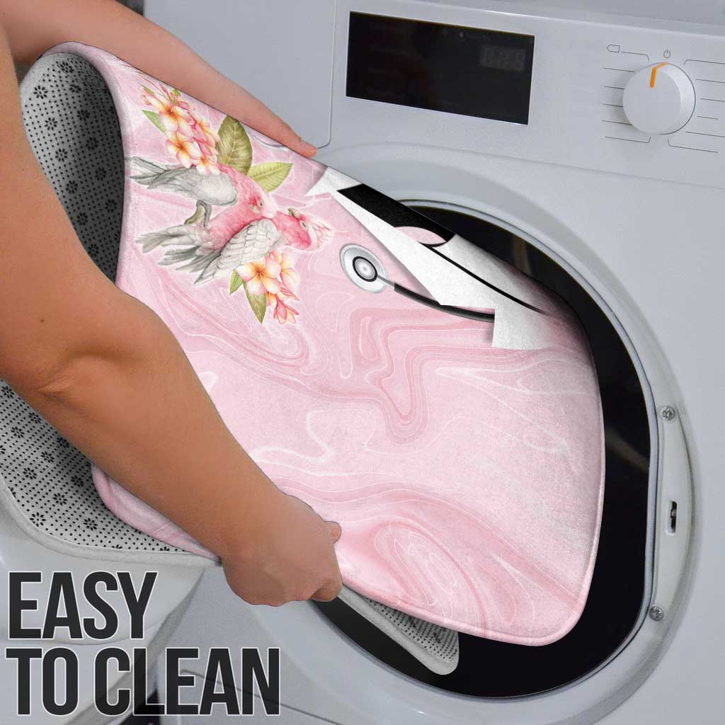 Aussie Nurse RN Pink Cockatoo Bathroom Set