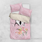 Aussie Nurse RN Pink Cockatoo Bedding Set