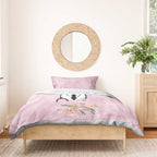 Aussie Nurse RN Pink Cockatoo Bedding Set