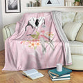 Aussie Nurse RN Pink Cockatoo Blanket