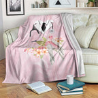 Aussie Nurse RN Pink Cockatoo Blanket