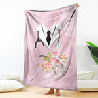 Aussie Nurse RN Pink Cockatoo Blanket